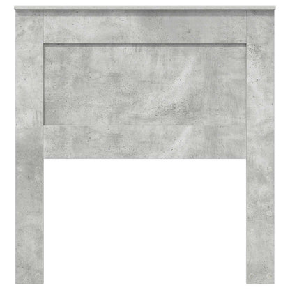 vidaXL Headboard with Headboard Concrete Grey 80 cm Engineered Wood