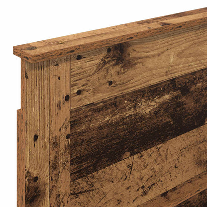 vidaXL Headboard with Headboard Old Wood 80 cm Engineered Wood