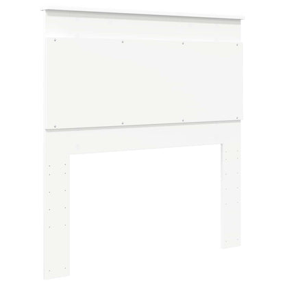 vidaXL Headboard with Headboard White 75 cm Engineered Wood