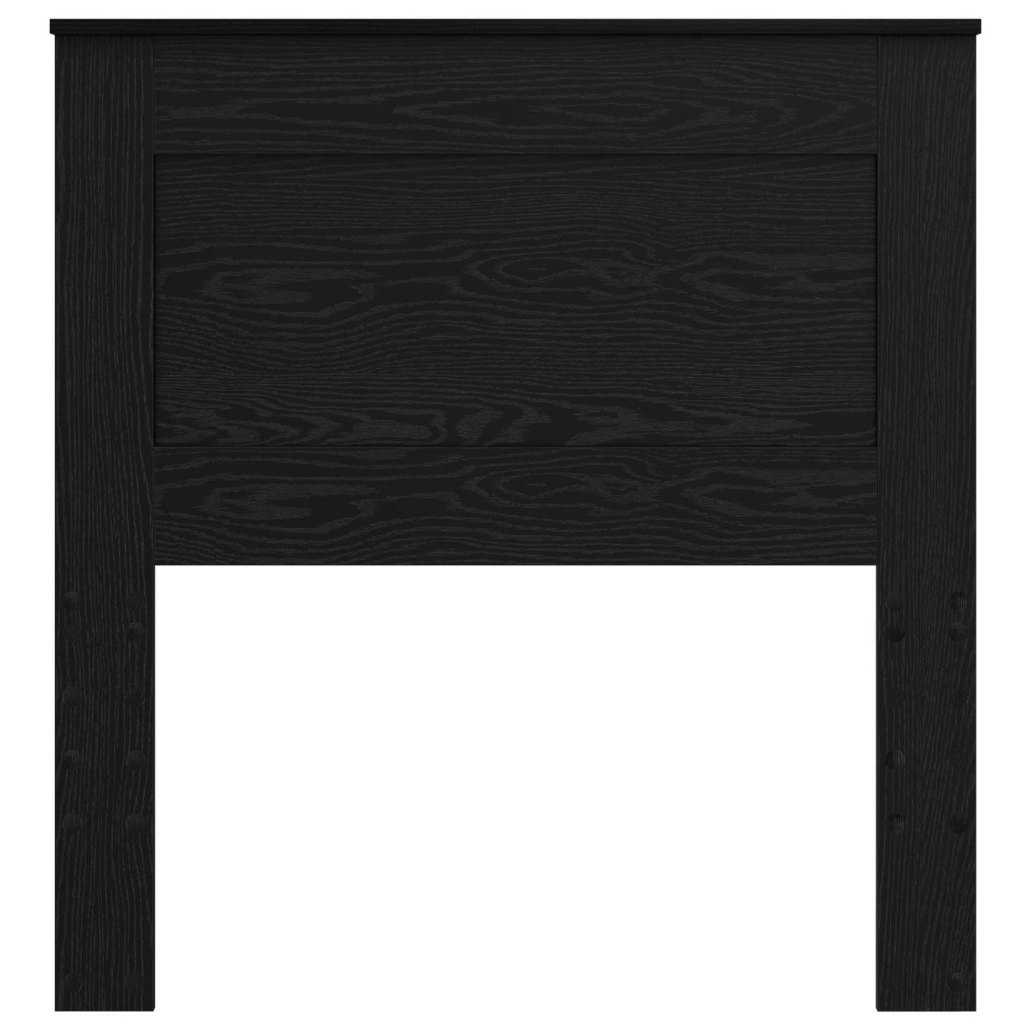vidaXL Headboard with Headboard Black Oak 75 cm Engineered Wood