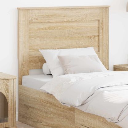 vidaXL Headboard with Headboard Sonoma Oak 75 cm Engineered Wood