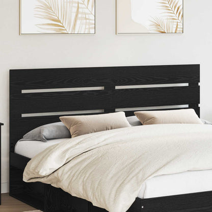 vidaXL Headboard Black Oak Engineered Wood