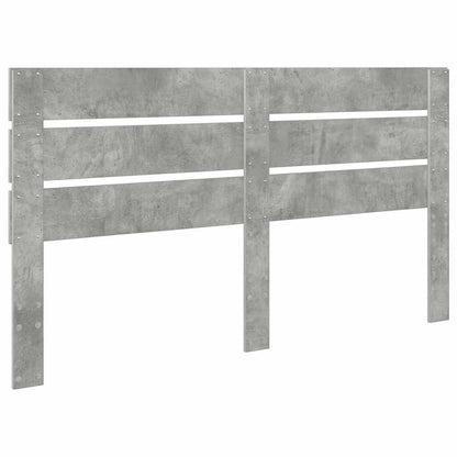 vidaXL Headboard Concrete Grey Engineered Wood