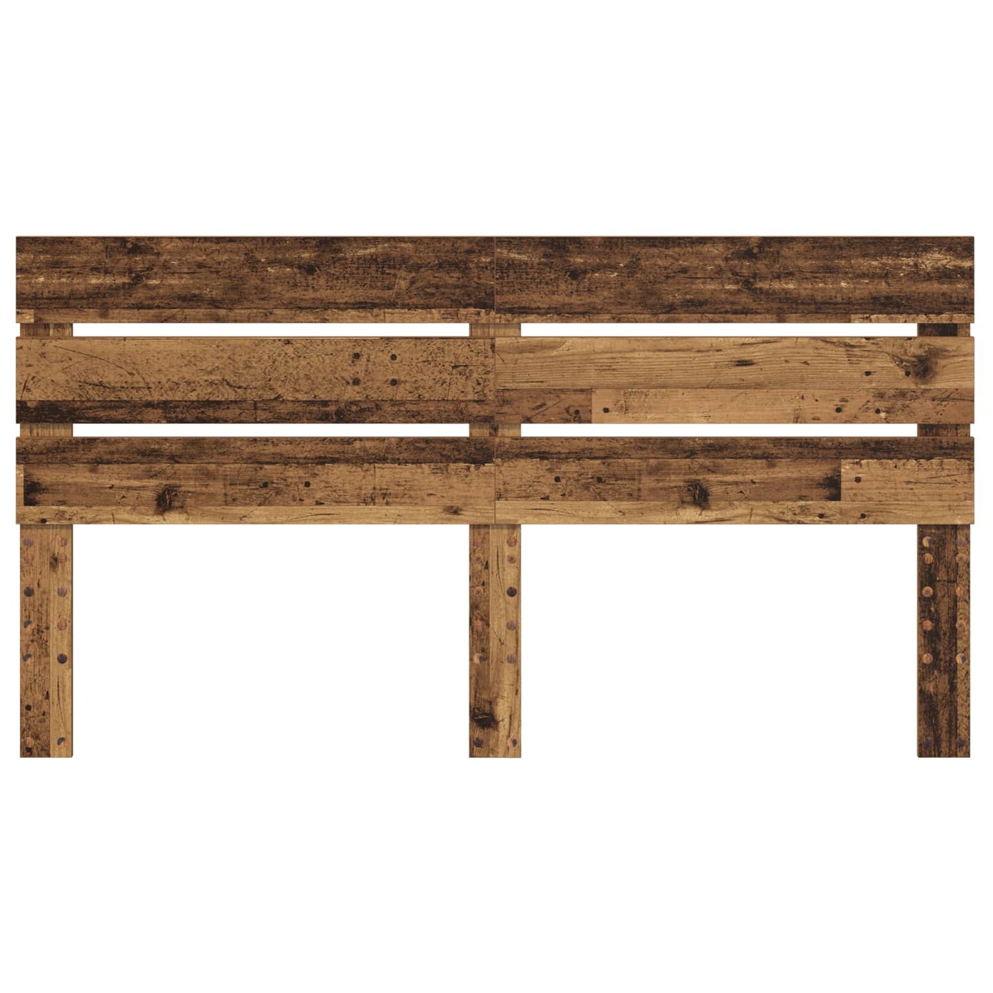 vidaXL Headboard Old Wood Engineered Wood