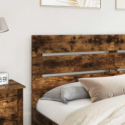 vidaXL Headboard Smoked Oak 100 cm Engineered Wood