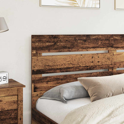 vidaXL Headboard Old Wood Engineered Wood