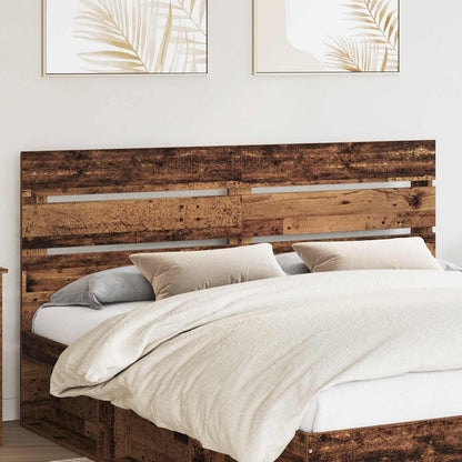 vidaXL Headboard Old Wood Engineered Wood