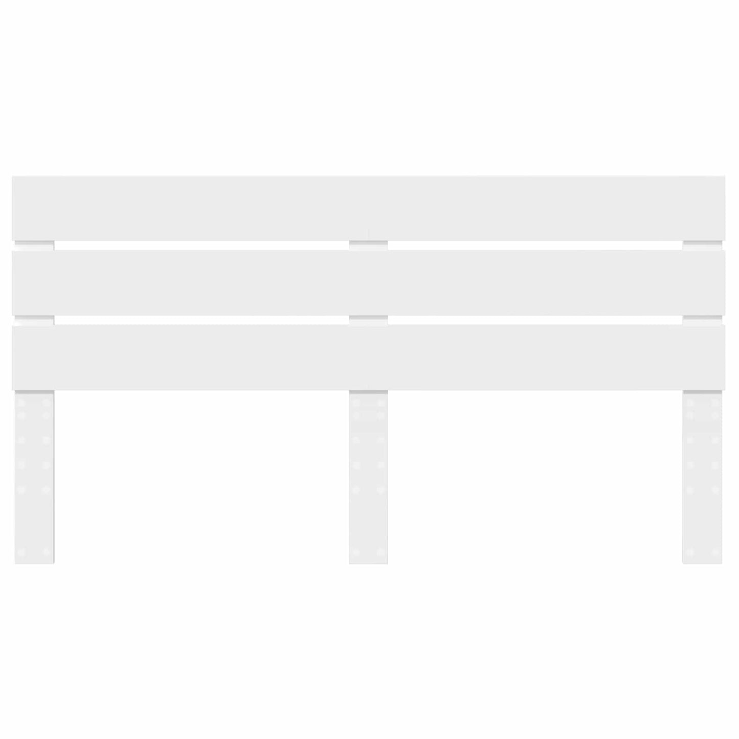 vidaXL Headboard White Engineered Wood