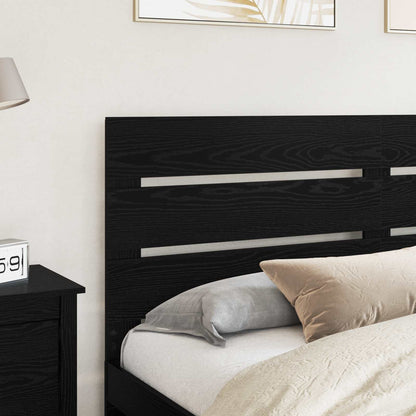 vidaXL Headboard Black Oak Engineered Wood