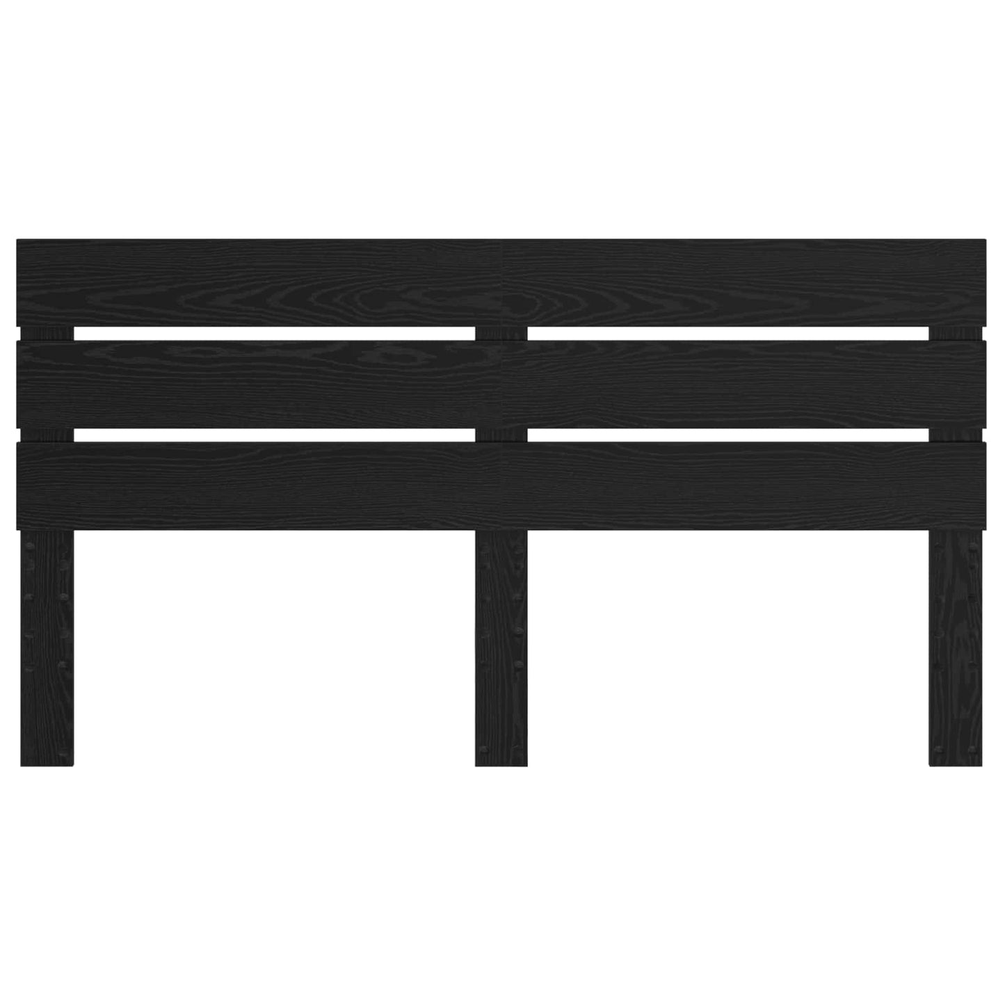 vidaXL Headboard Black Oak Engineered Wood