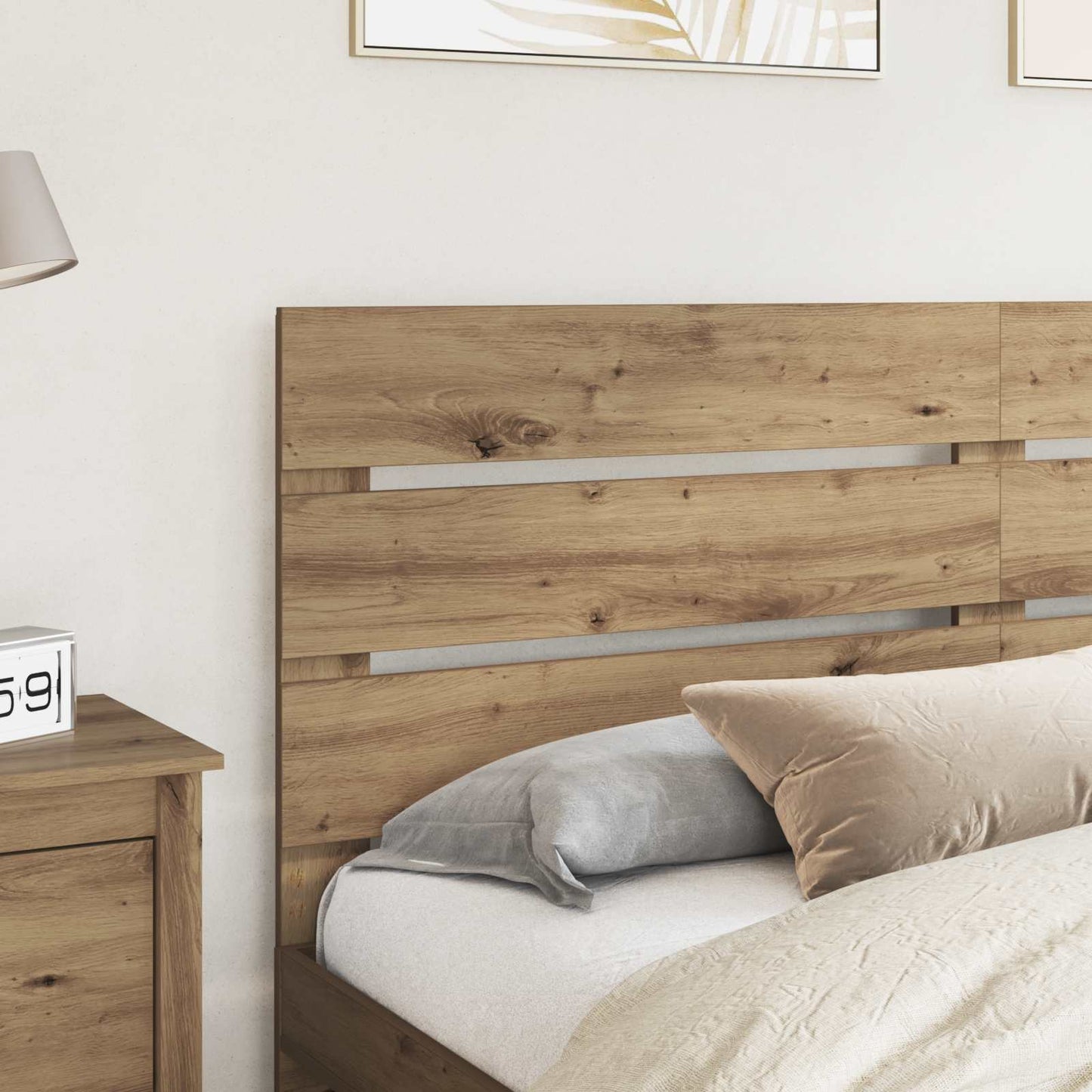 vidaXL Headboard Artisan Oak Engineered Wood