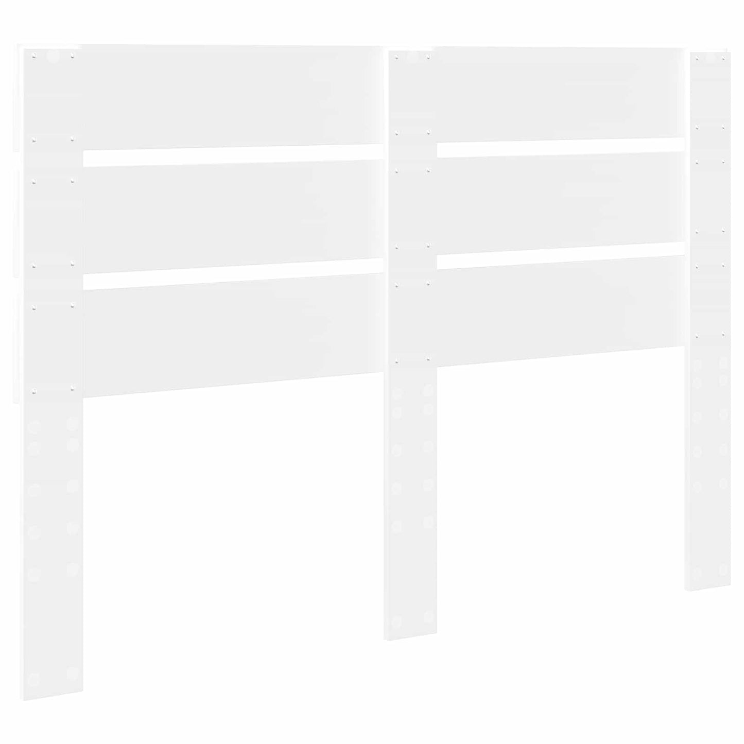 vidaXL Headboard White Engineered Wood