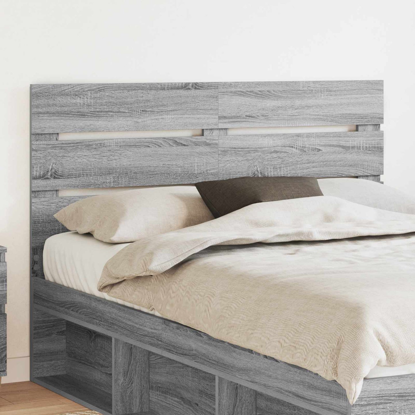 vidaXL Headboard Grey Sonoma Engineered Wood