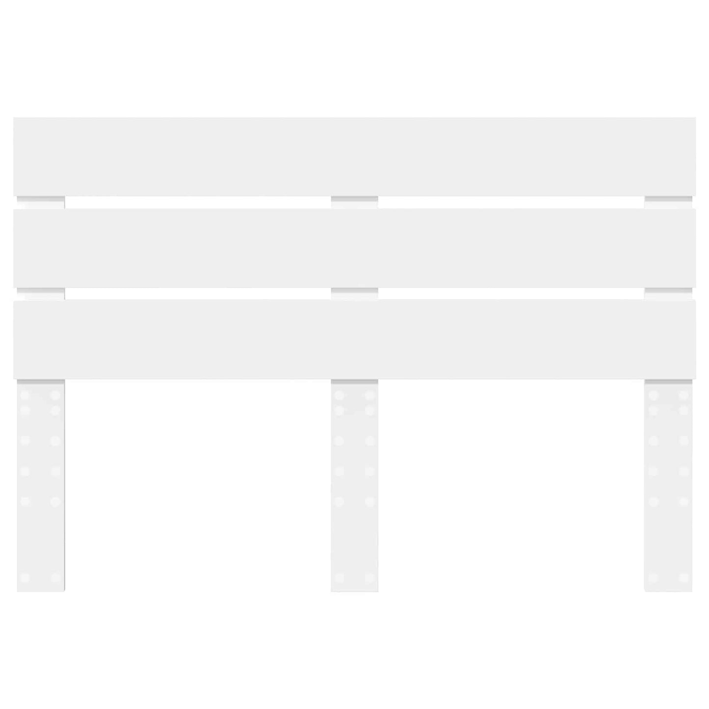 vidaXL Headboard White Engineered Wood