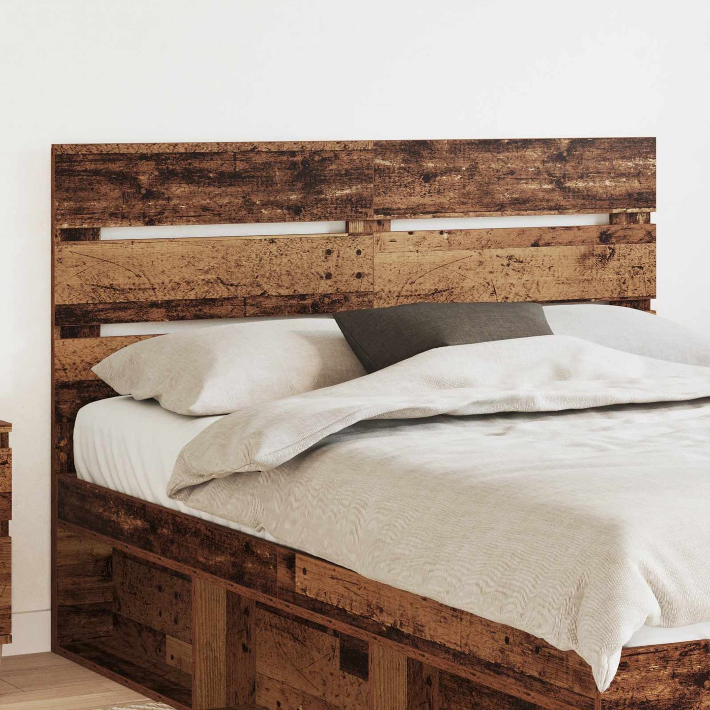 vidaXL Headboard Old Wood Engineered Wood