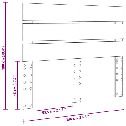 vidaXL Headboard Sonoma Oak Engineered Wood