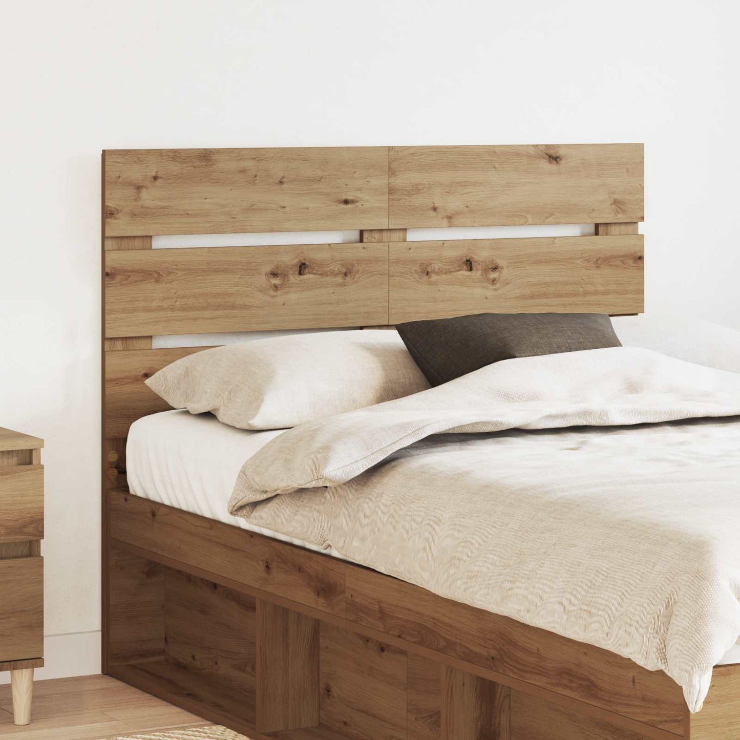 vidaXL Headboard Artisan Oak Engineered Wood