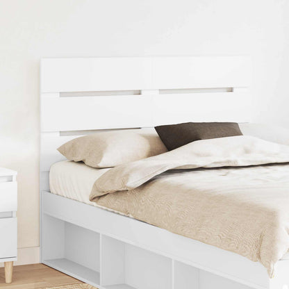 vidaXL Headboard White Engineered Wood
