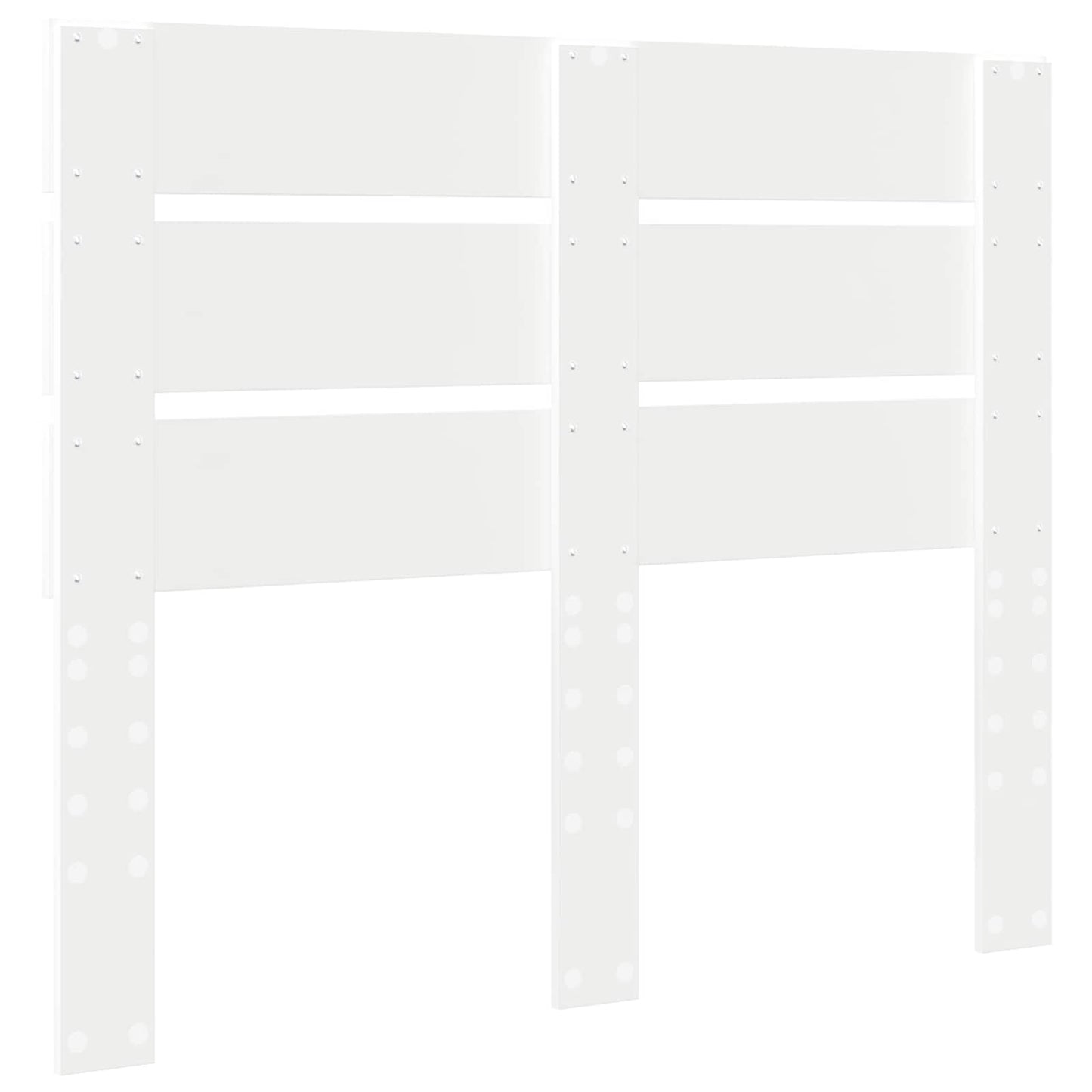 vidaXL Headboard White Engineered Wood