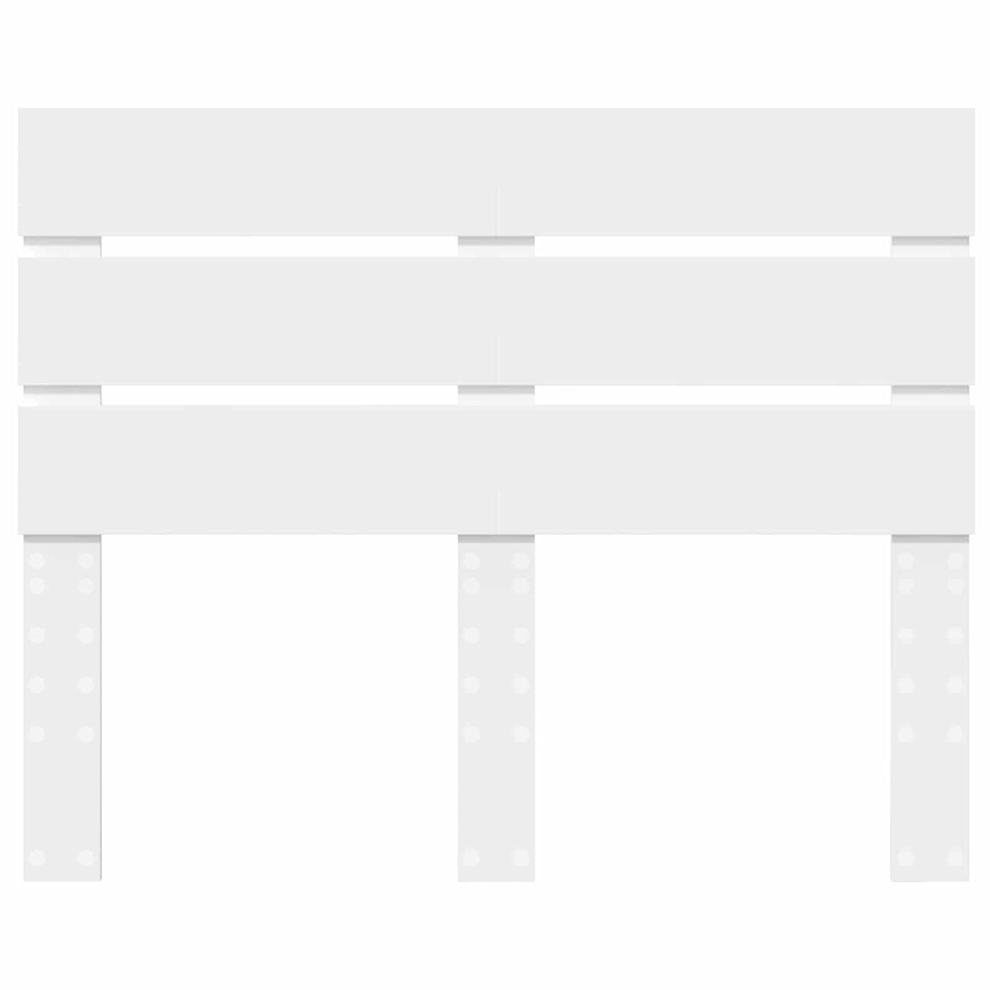 vidaXL Headboard White Engineered Wood