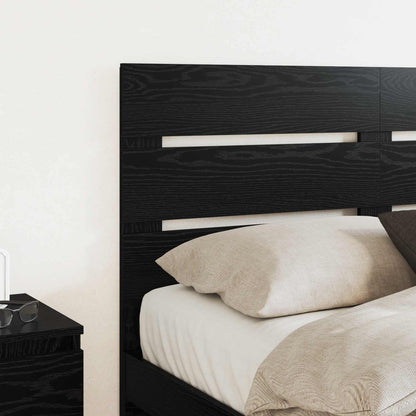 vidaXL Headboard Black Oak Engineered Wood