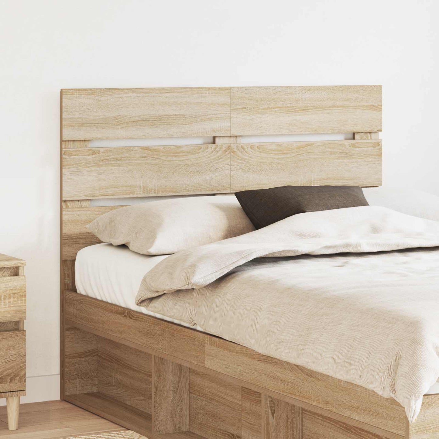 vidaXL Headboard Sonoma Oak Engineered Wood