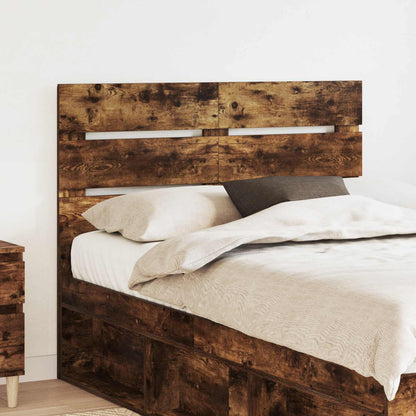 vidaXL Headboard Smoked Oak Engineered Wood