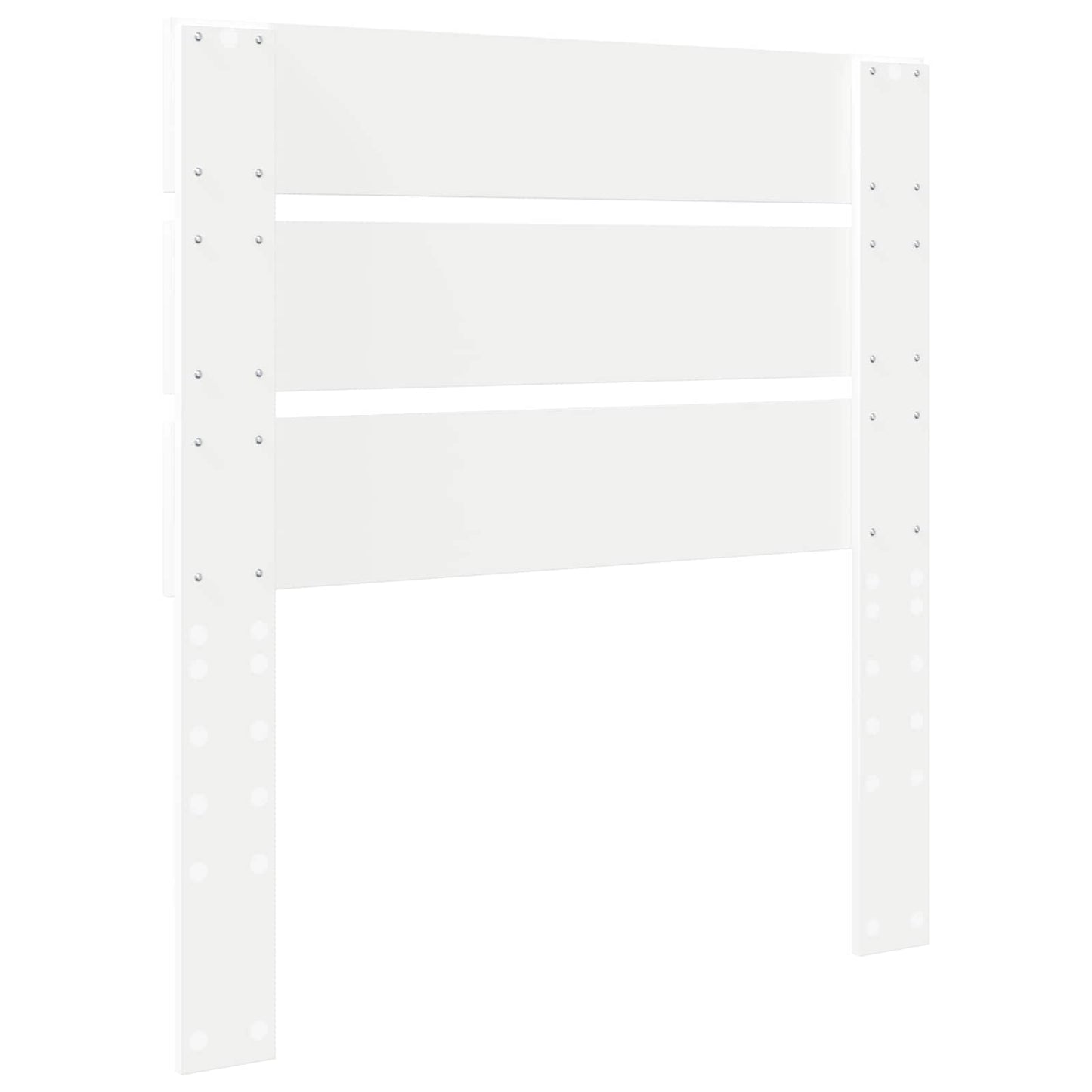 vidaXL Headboard White Engineered Wood