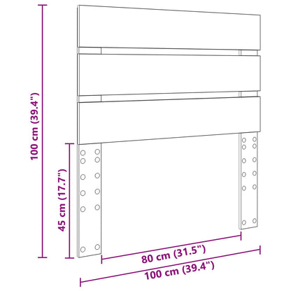 vidaXL Headboard Sonoma Oak Engineered Wood