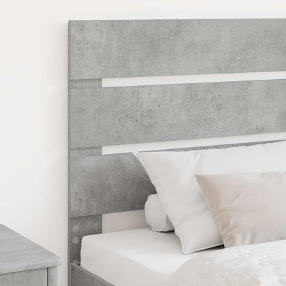vidaXL Headboard Concrete Grey Engineered Wood