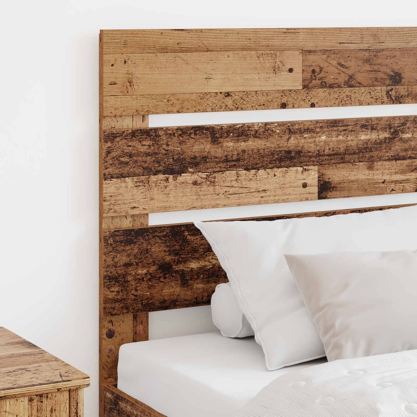 vidaXL Headboard Old Wood Engineered Wood