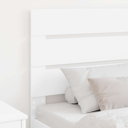vidaXL Headboard White Engineered Wood