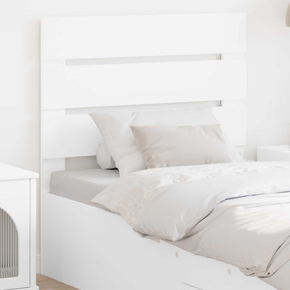 vidaXL Headboard White Engineered Wood