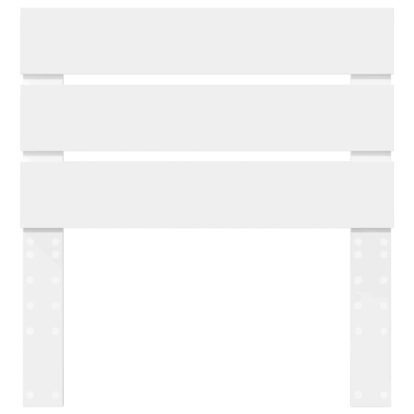vidaXL Headboard White Engineered Wood