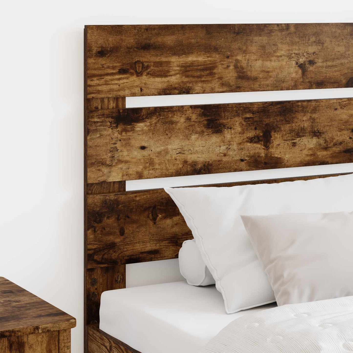 vidaXL Headboard Smoked Oak Engineered Wood
