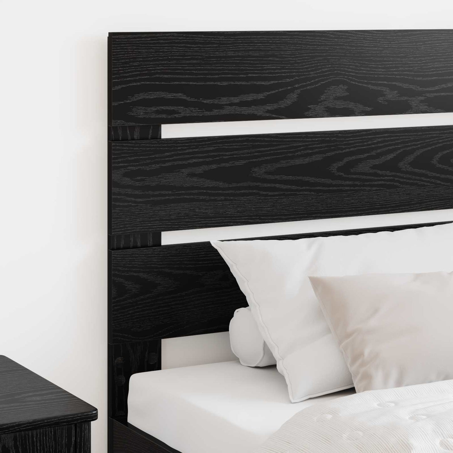 vidaXL Headboard Black Oak Engineered Wood