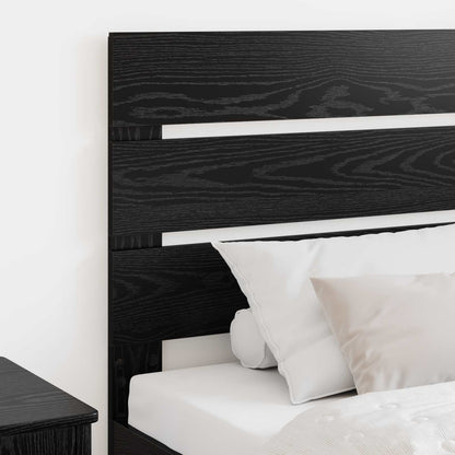 vidaXL Headboard Black Oak Engineered Wood