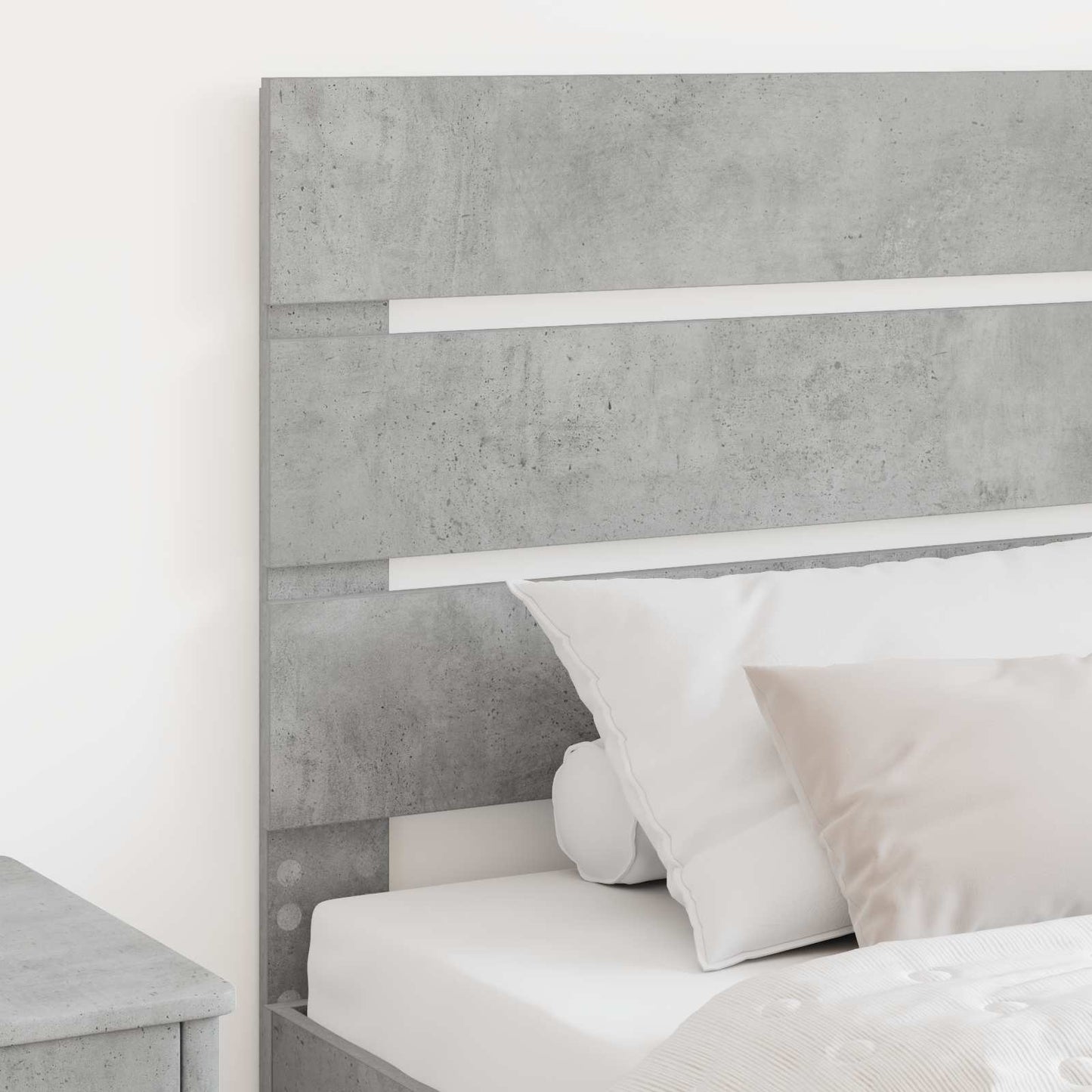 vidaXL Headboard Concrete Grey Engineered Wood