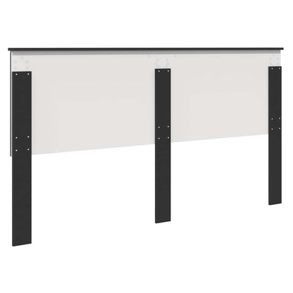 vidaXL Headboard Black Oak 100 cm Engineered Wood