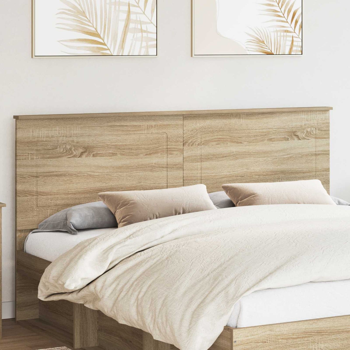 vidaXL Headboard Sonoma Oak 100 cm Engineered Wood