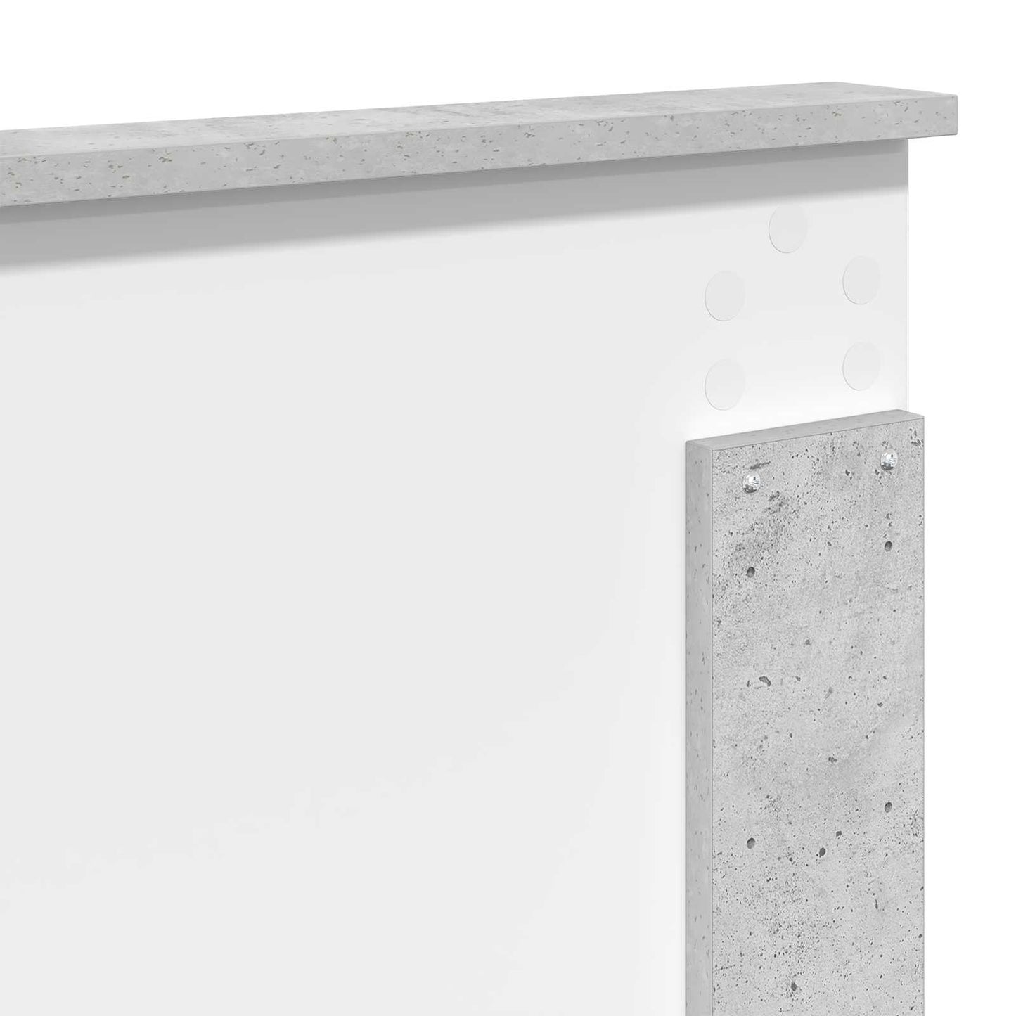 vidaXL Headboard Concrete Grey 100 cm Engineered Wood