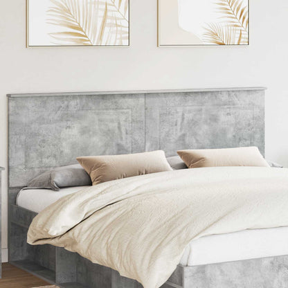 vidaXL Headboard Concrete Grey 100 cm Engineered Wood