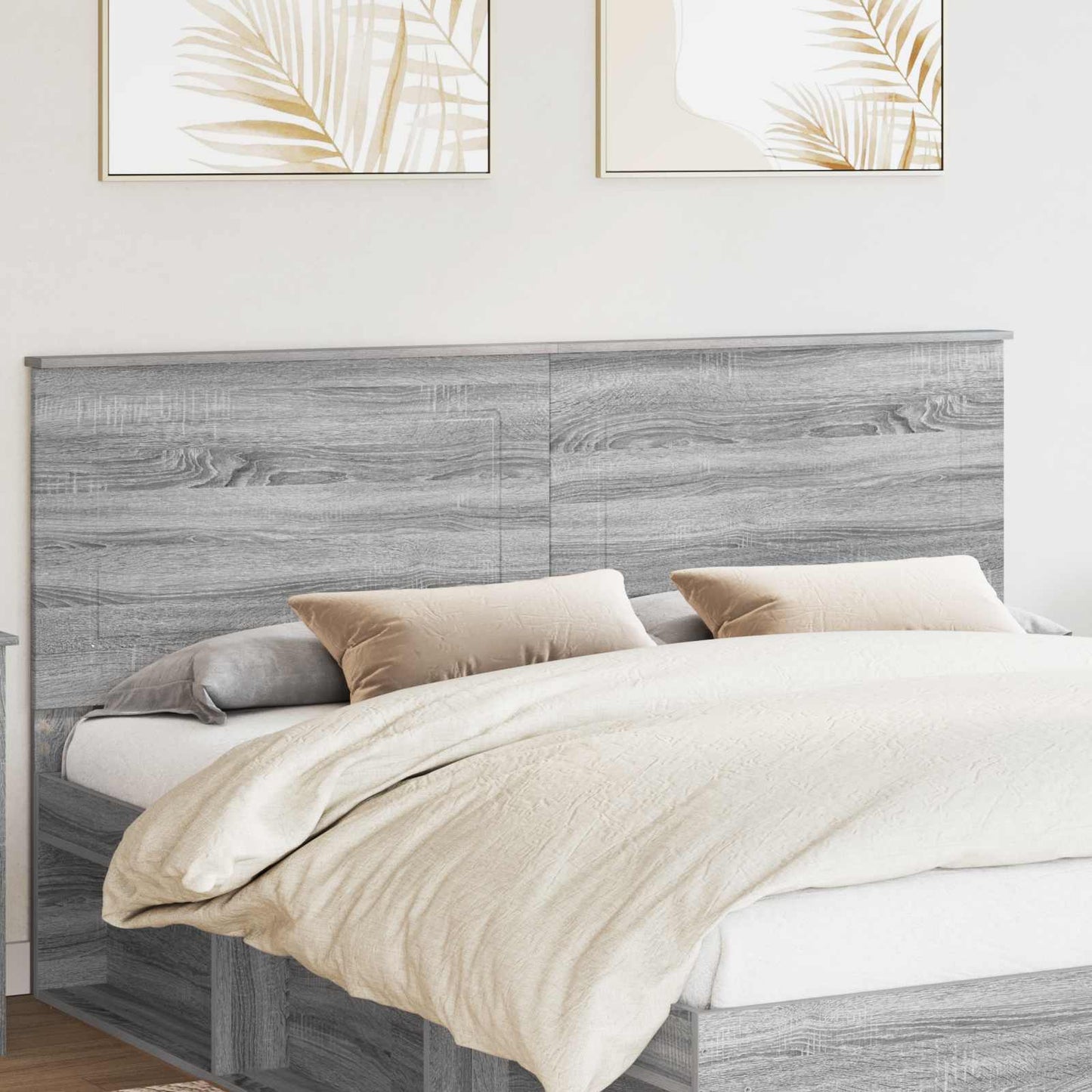 vidaXL Headboard Grey Sonoma 100 cm Engineered Wood