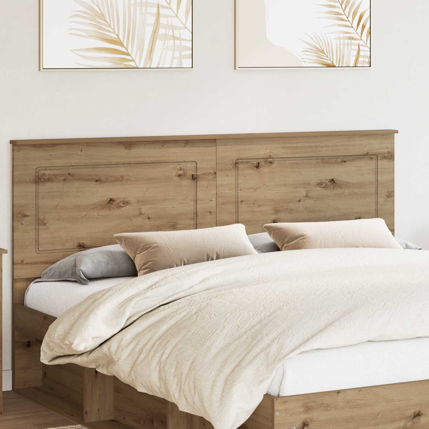 vidaXL Headboard Artisan Oak Engineered Wood