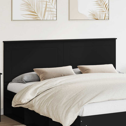 vidaXL Headboard Black Oak 100 cm Engineered Wood