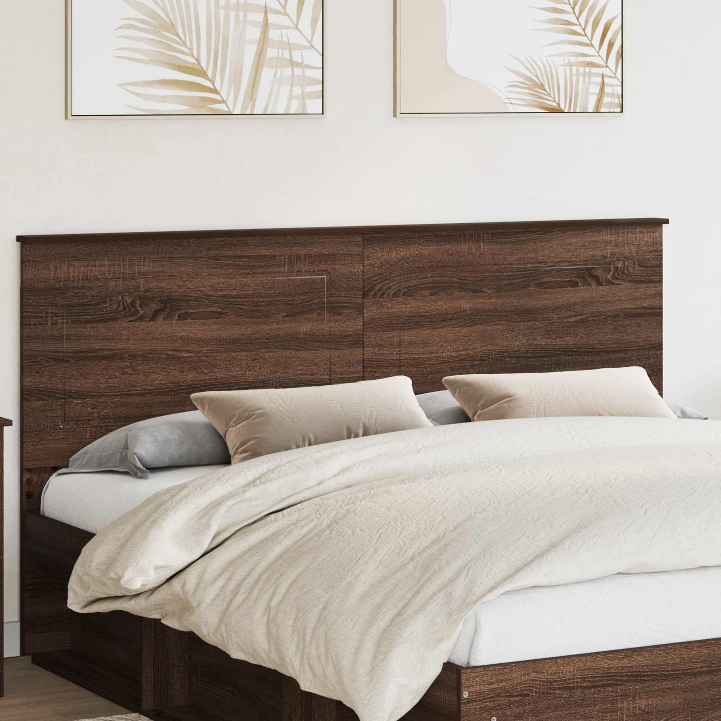 vidaXL Headboard Brown Oak 100 cm Engineered Wood