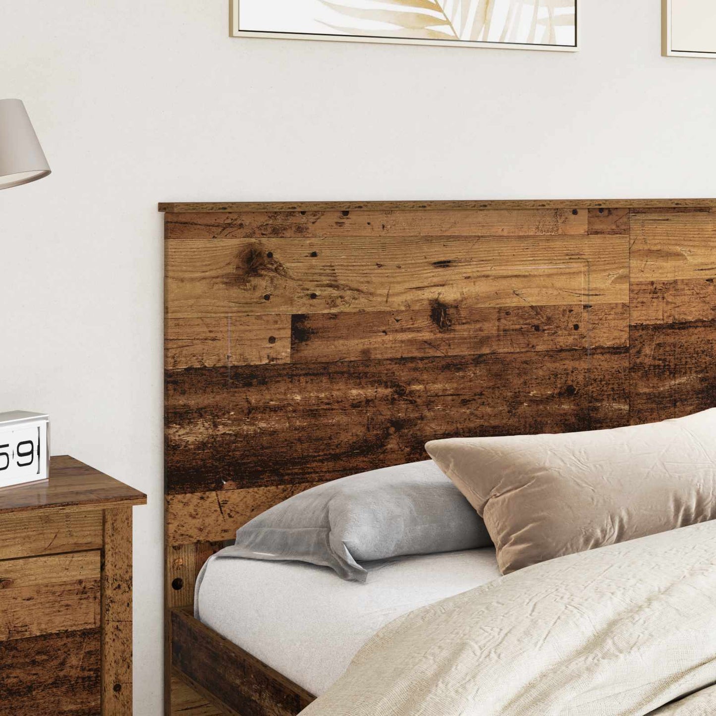 vidaXL Headboard Old Wood 100 cm Engineered Wood