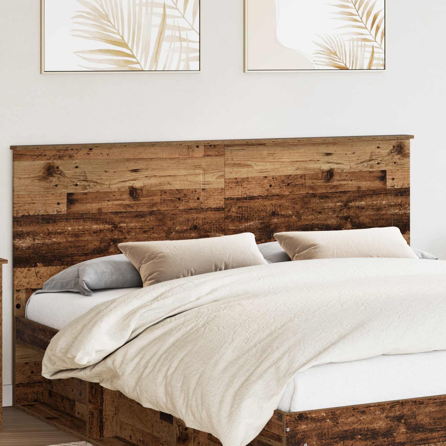 vidaXL Headboard Old Wood 100 cm Engineered Wood