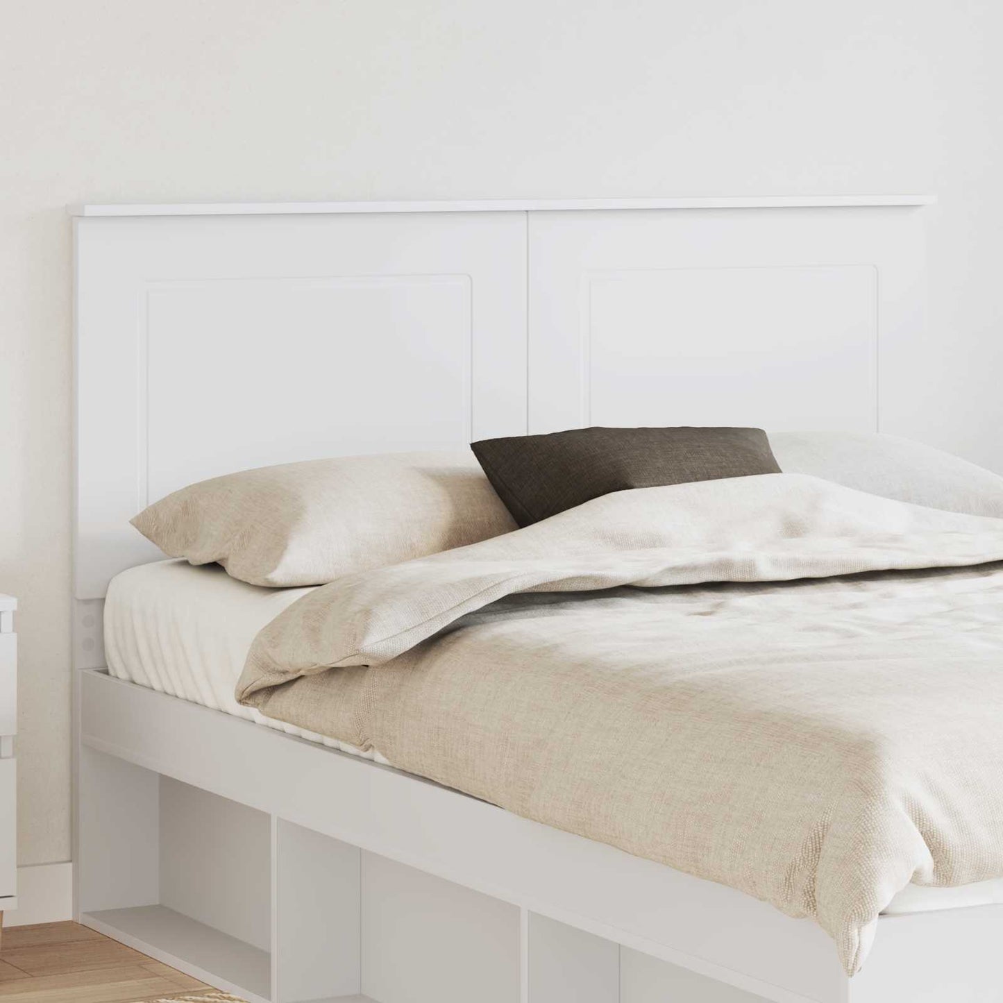 vidaXL Headboard White 100 cm Engineered Wood