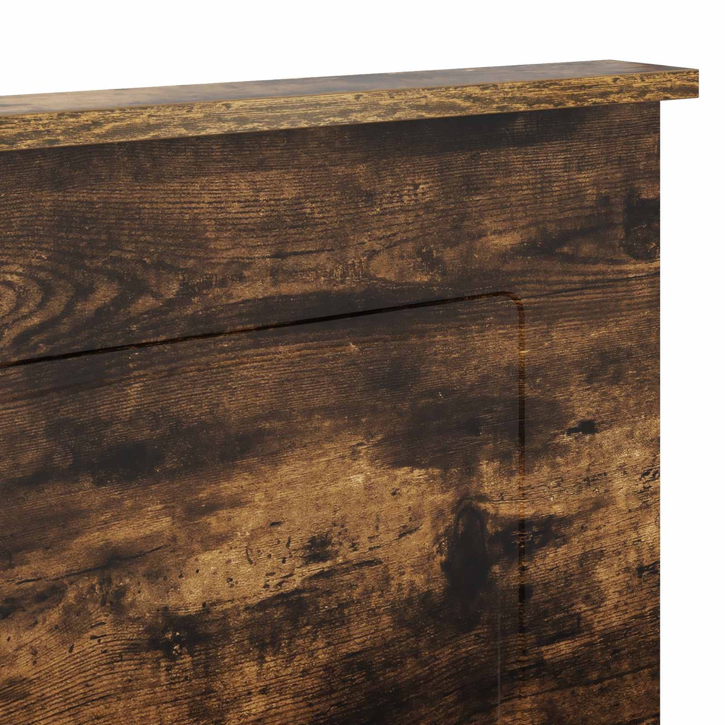 vidaXL Headboard Smoked Oak 100 cm Engineered Wood